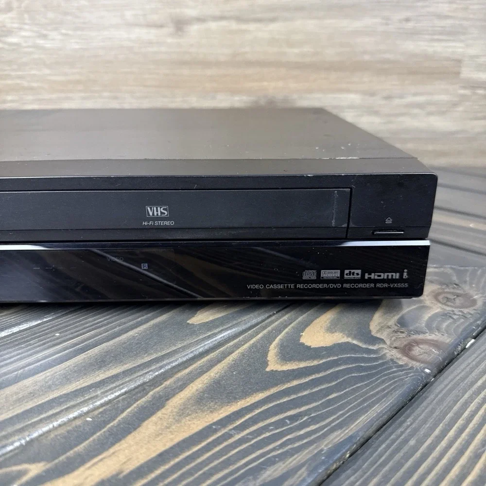 Sony RDR-VX555 DVD/VCR Player Recorder Combo HDMI PARTIALLY WORKING - FOR REPAIR
